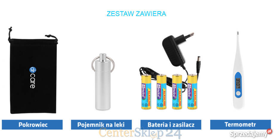 Ciśnieniomierz DrCare CARDI 10 termometr ARYTMIA Poznań