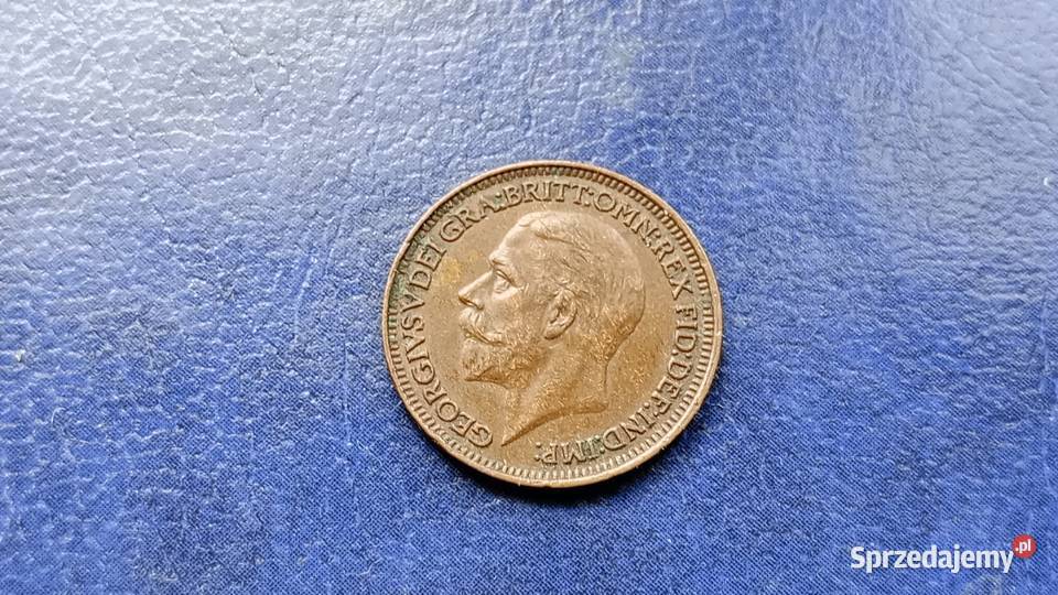 Stare monety 1 farthing 1933 Anglia