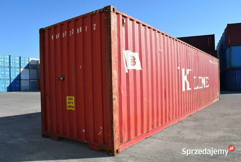 Kontener morski magazynowy 40 DVHC 12 metrowy Magazynowanie sprzedam