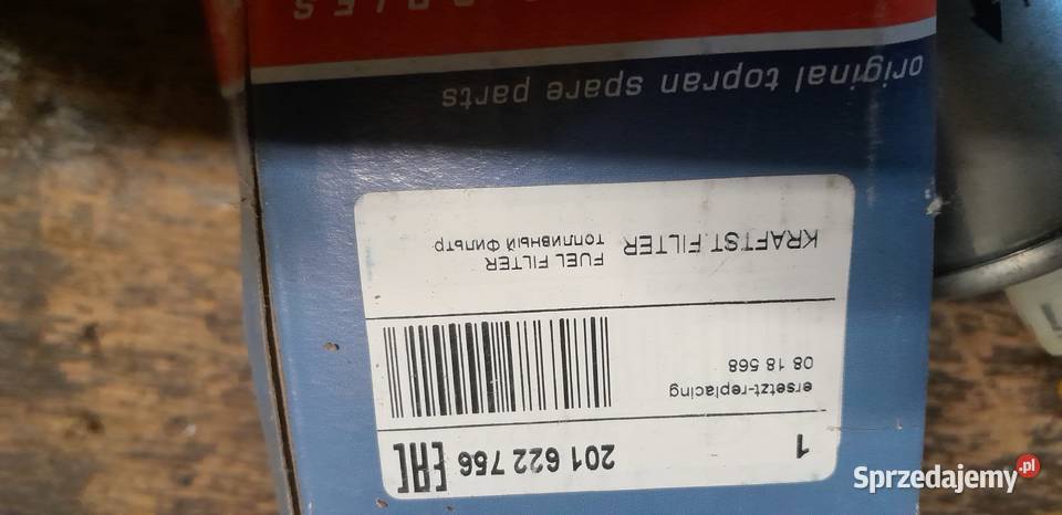 Filtr paliwa TOPRAN 201 622 Szypliszki sprzedam