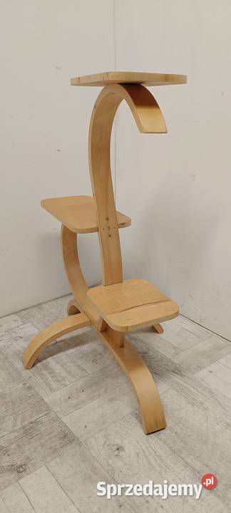 art deco kwietnik na kwiaty jasny buk Radomsko