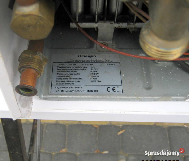 Piec gazowy jednofunkcyjny Demrad Kraków sprzedam