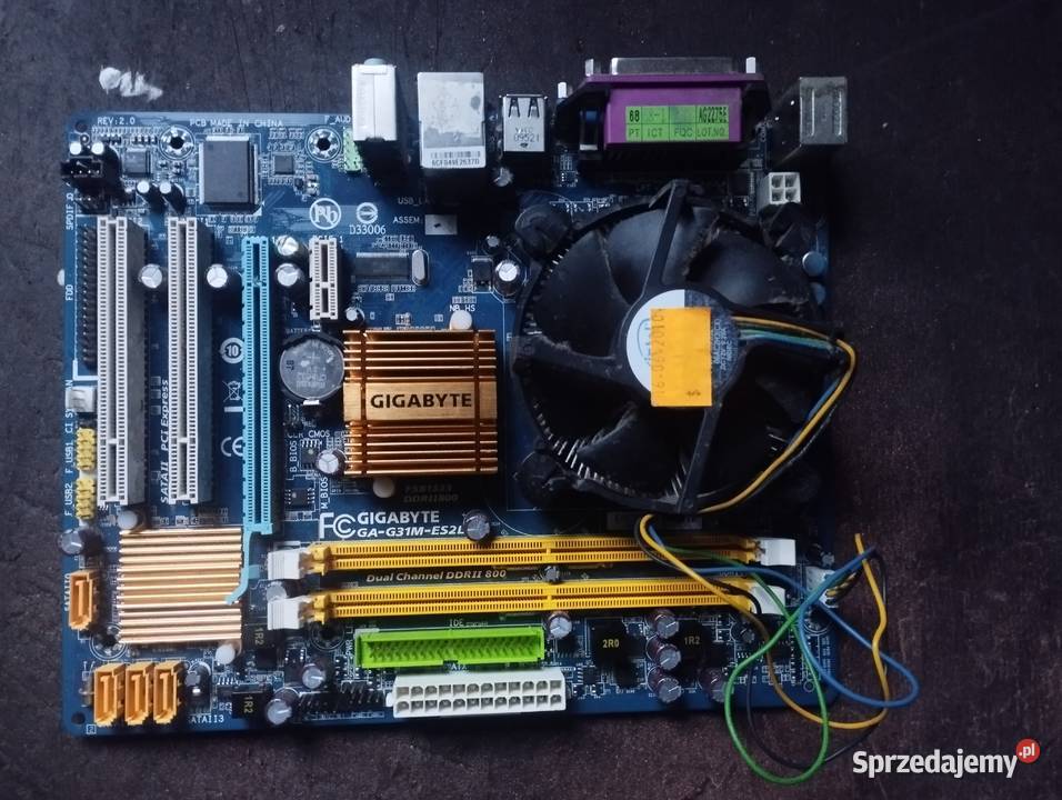 Płyta główna Gigabyte GAG31MES2L złota Andrzejewo