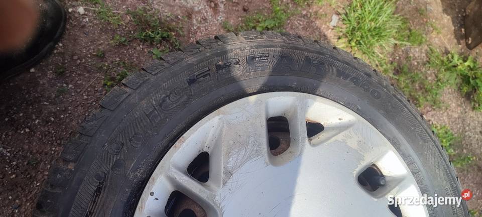 Felgi z oponami zimowymi opel corsa B 4x100 sprzedam