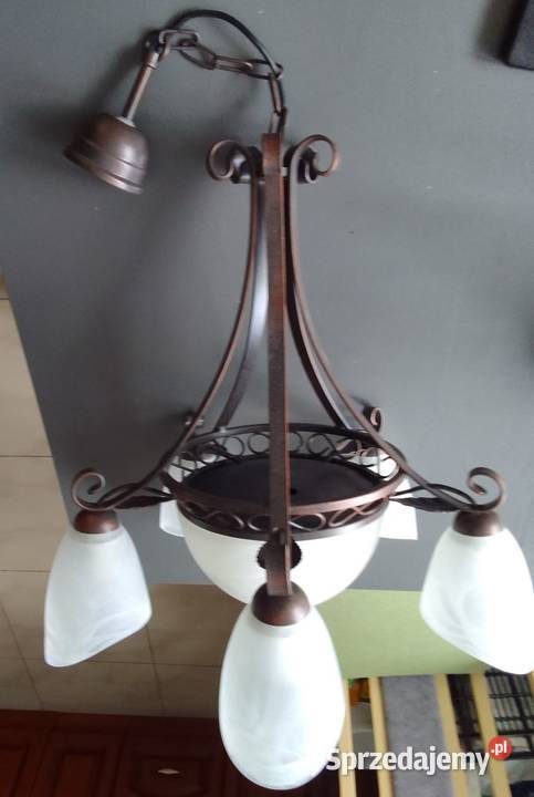 ŻYRANDOL LUMINEX Lampa wisząca metalowa kol Rewal