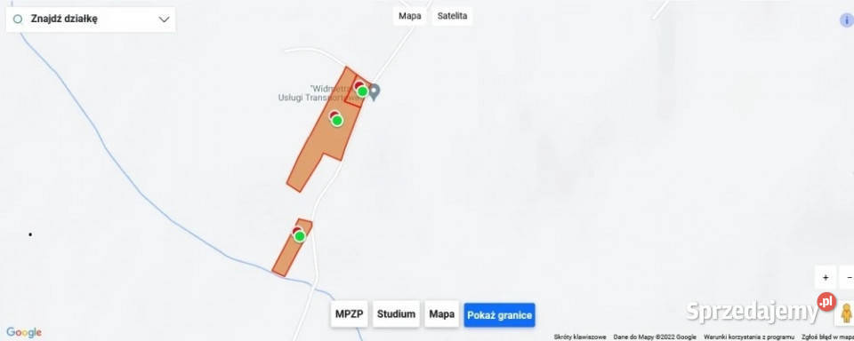 Działka budowlanorolna RANCZO Humniska 711 asfalt