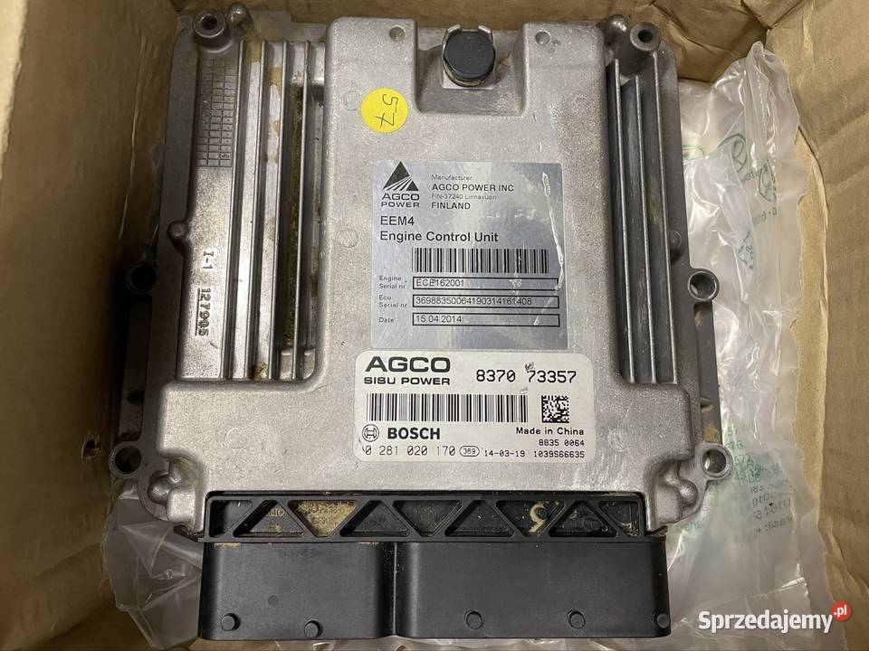 ECU 837073357 AGCO SISU POWER Silnik i osprzęt Leżajsk
