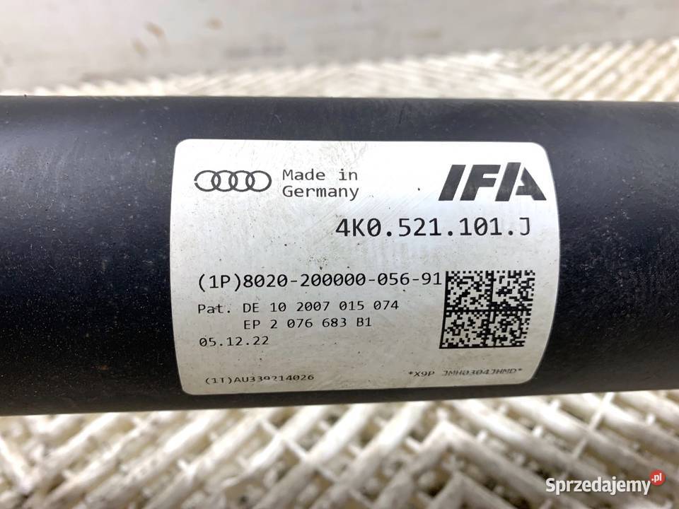 WAŁ NAPĘDOWY TYŁ AUDI A7 C8 SportowyCoupe 20 265 podkarpackie sprzedam