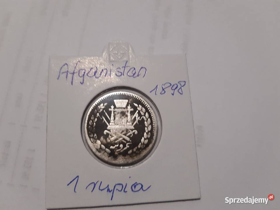moneta srebrna Afganistanu z 1898r