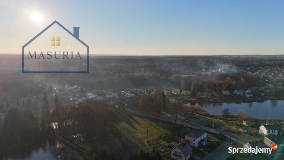 Duża działka budowlana z własnym stawem Sprzedaż Rybno