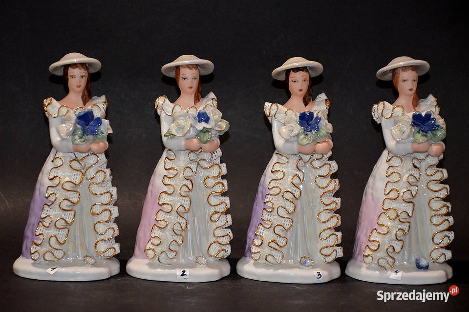 Figurka Porcelana reg Alba Iulia Rumunia koronki Środa Wielkopolska