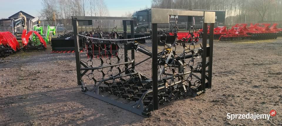 Włóka Łąkowa Rozkładana Hydraulicznie Ręcznie 3m