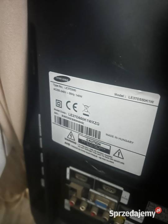 Telewizor Samsung LE37D550 Starogard Gdański sprzedam