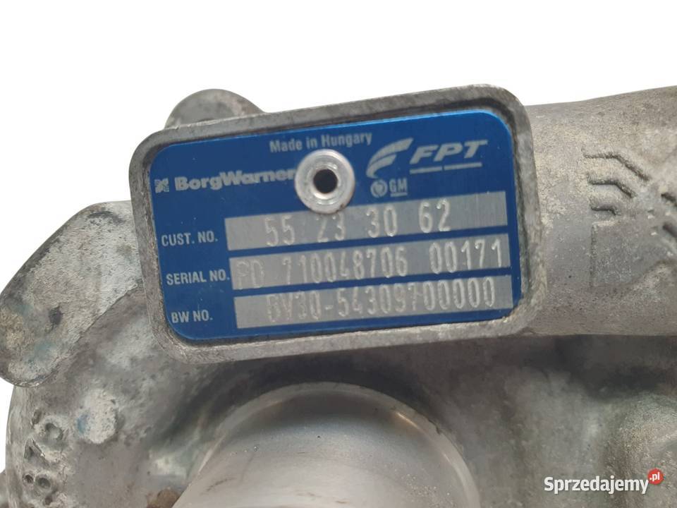 TURBOSPRĘŻARKA Fiat 500 Lancia Ypsilon Alfa osobowe lubelskie Chełm sprzedam