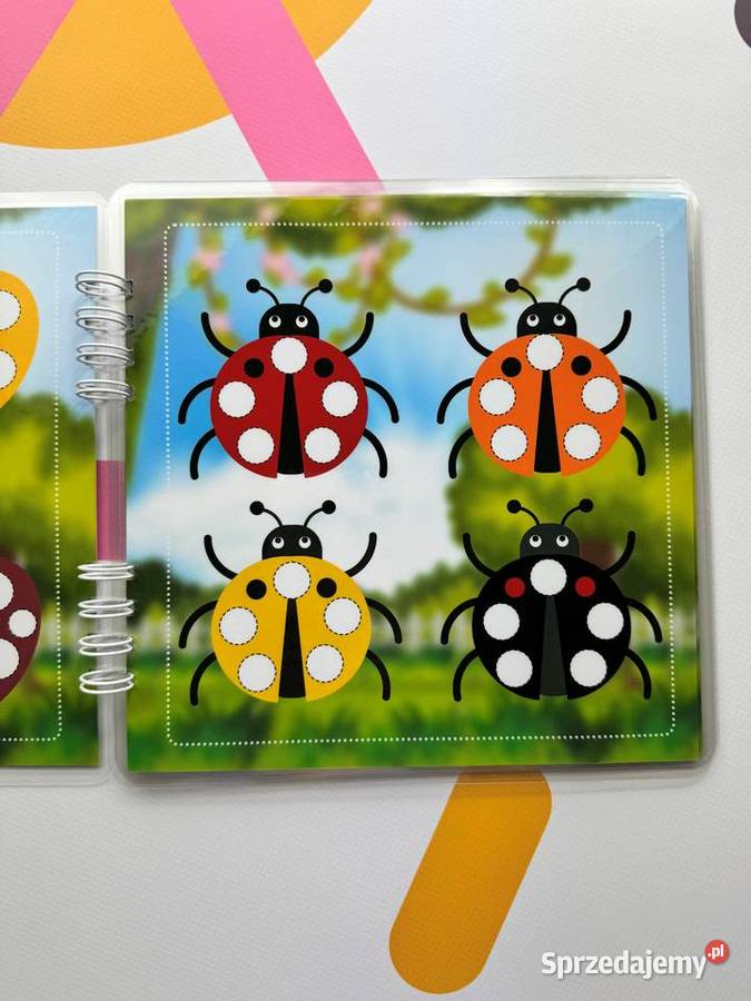 Gra edukacyjna album wielokrotnego użytku Kulki Raszyn