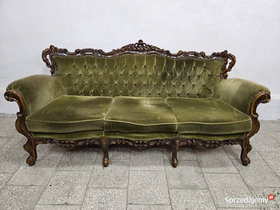 Ludwikowski komplet wypoczynkowy sofa 2 fotele Nowy Sącz