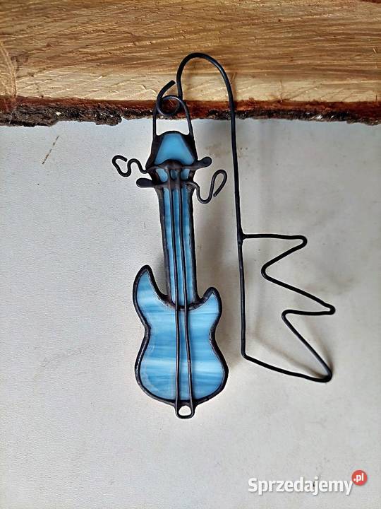 Zakładka do książki Gitara elektryczna witraż Piekary Śląskie