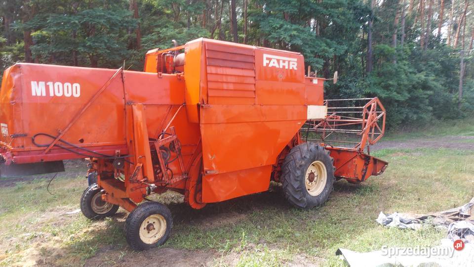 Kombajn fahr M1000 z sieczkarnią Maszyny rolnicze mazowieckie Gończyce