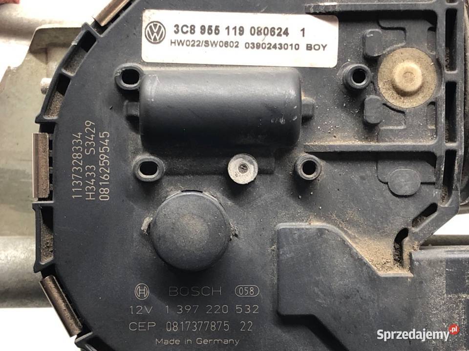 MECHANIZM WYCIERACZEK PRZÓD VW PASSAT CC B6 osobowe podkarpackie