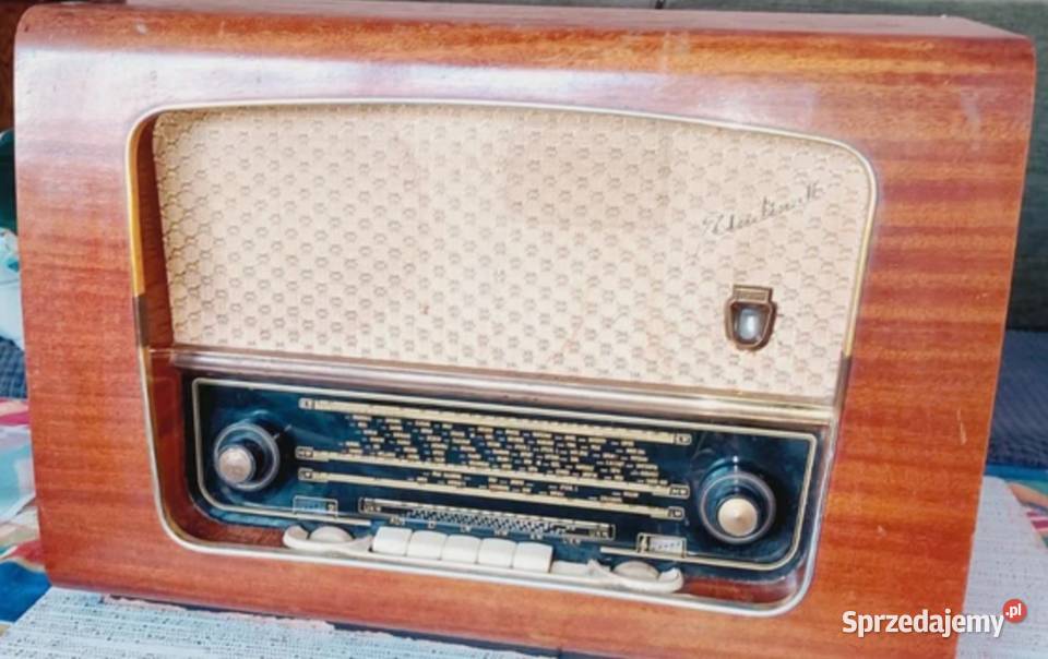 Kolekcjonerskie radio lampowe EAW Super 8176E Pozostałe Wąbrzeźno