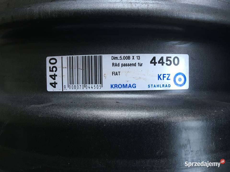 Felga stalowa 13 FIAT Panda Wrocław sprzedam