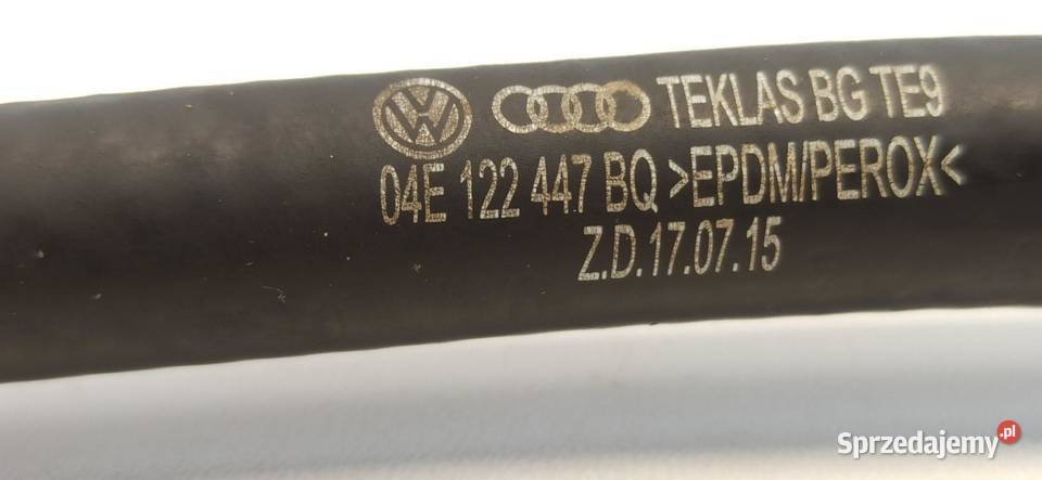 SEAT ATECA RURA PRZEWÓD WODY 04E122447BQ osobowe