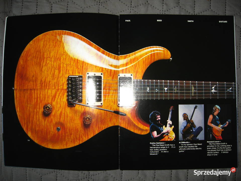 PRS Paul Reed Smith Guitars katalog gitar 1987 Kępice