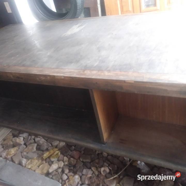 Stare przedwojenne dwustronne biurko 180 x 84