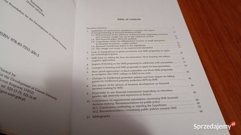 Behavioral finance of entrepreneurship Kulawczuk pomorskie Gdańsk