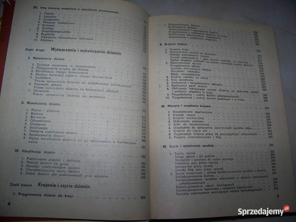 KONFEKCJONOWANIE DZIANIN 2 TOMY technika, nauki techniczne Książki naukowe i popularnonaukowe Szczecin