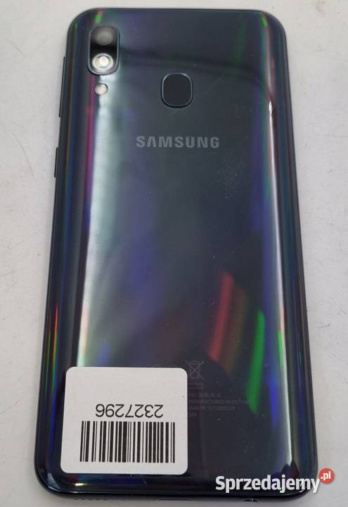 Smartfon Samsung Galaxy A40 4GB 64GB 59 LTE Kołobrzeg sprzedam