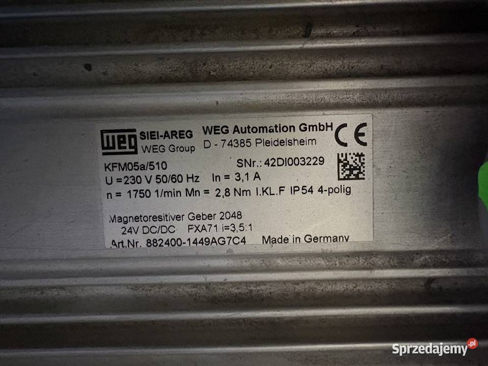Gefran Weg Automation KFM05a510 8824001449 Warszawa sprzedam