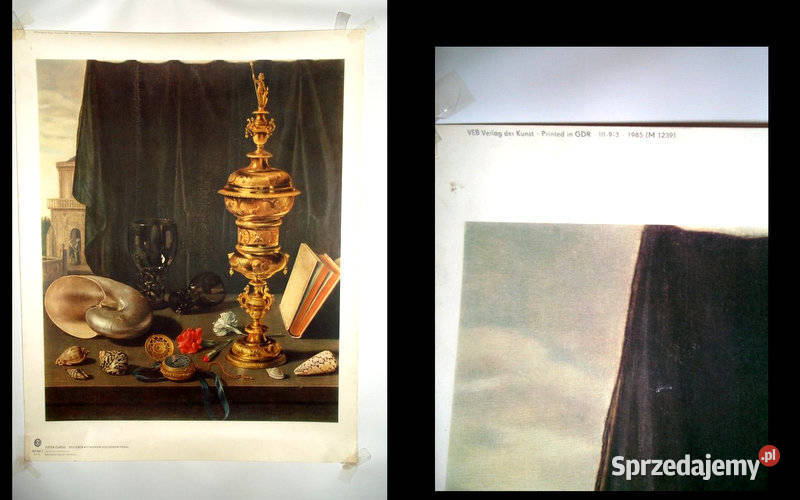 STARY PLAKAT PETER CLAESZ Z 1980 roku Wrocław