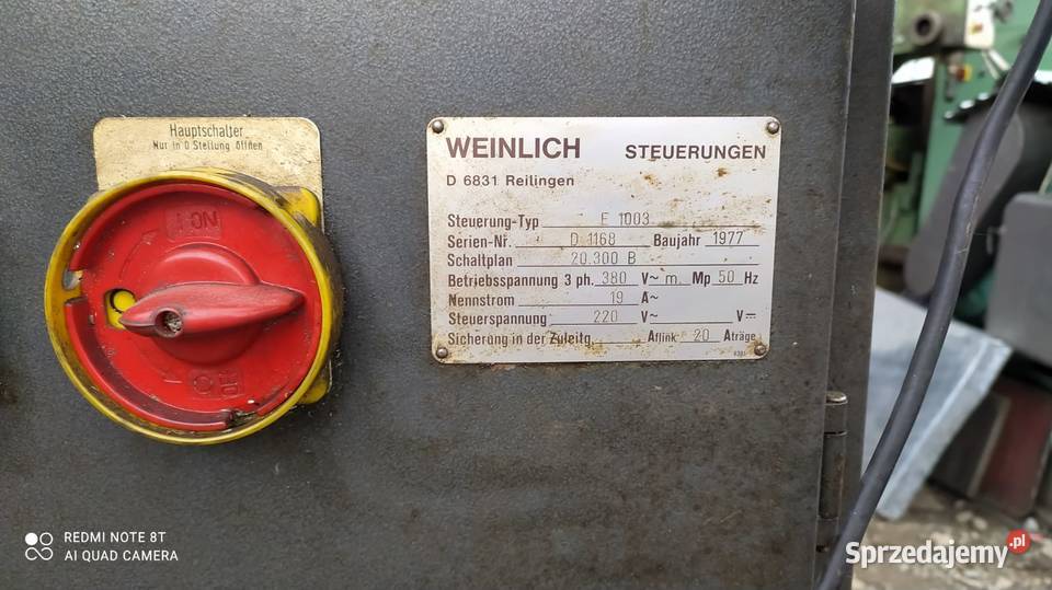 Szafa Sterownicza Cnc Deckel sterowanie odczyty Maków Podhalański