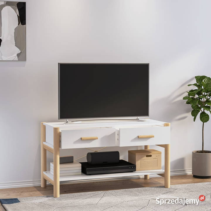 Szafka pod TV biała 82x38x45 materiał mazowieckie Warszawa