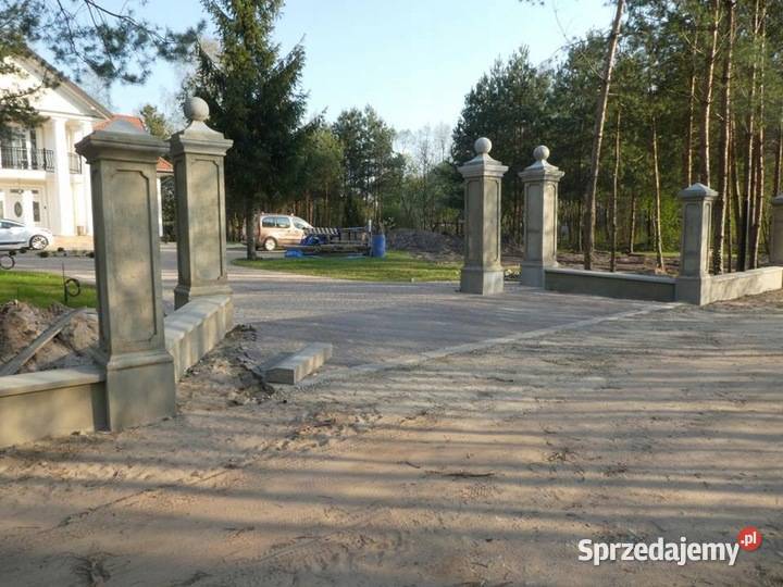 Ogrodzenia DworkoweSłupkiMurki Betonowe Stylowe Wrocław