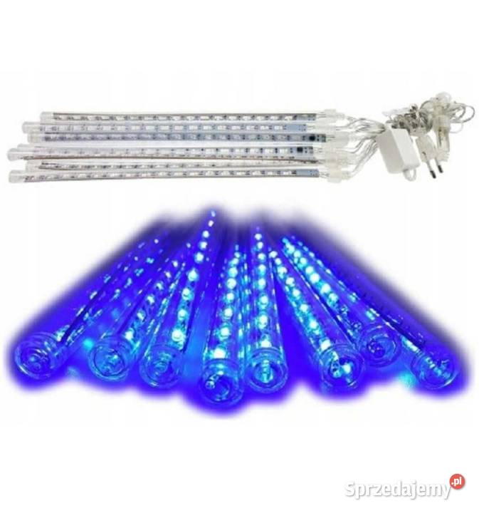 Sople METEORY LED NIEBIESKIE Padający Śnieg Kędzierzyn-Koźle