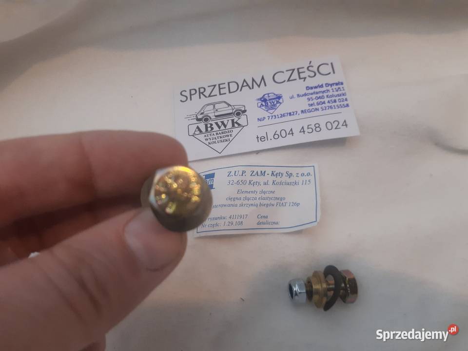 Śruby łącznika skrzyni biegów Lizaka do Fiata