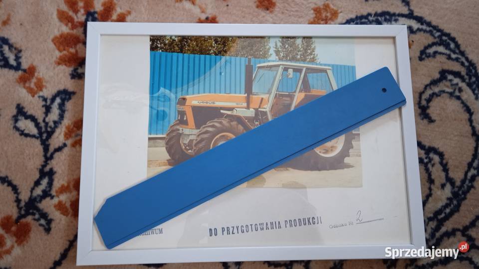 Obrazek z ciągnikiem Ursus 1604 pamiątka