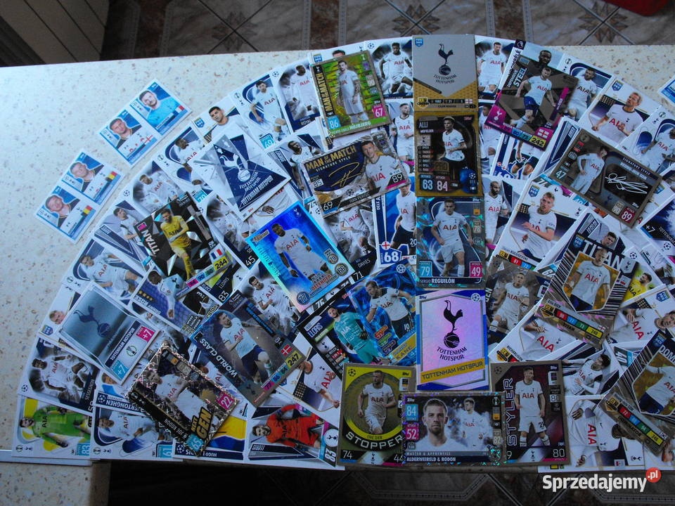 TOTTENHAM HOTSPUR zestaw kart FIFA 365 PANINI i Mykanów