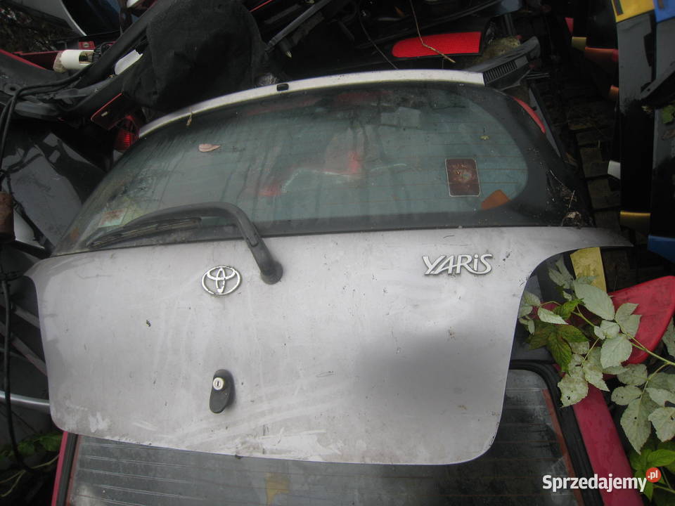 klapa tylna tył Toyota Yaris I 9906 szara Kraków