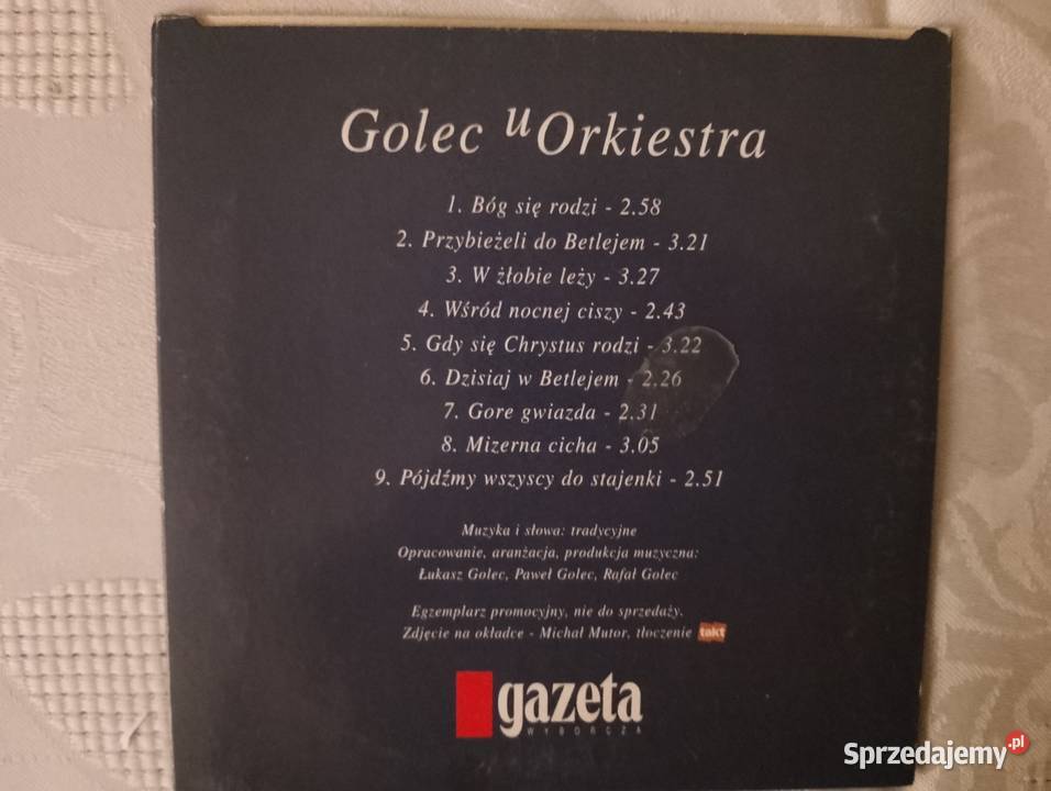 PŁYTA Golec uOrkiestra W niebo głosy KOLĘDY 1 płyta Płyty i kasety