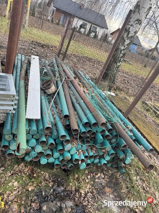 słupki ogrodzeniowe mocne z rury fi 761x36 Słupki Wólka Podleśna