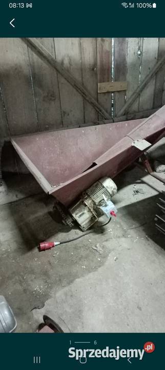 Podajnik ślimakowy do zboża zrąbków pelletu lubelskie Tomaszów Lubelski