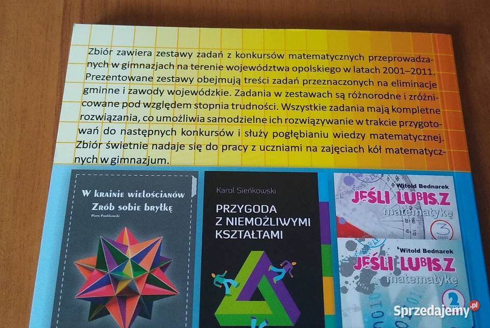 Konkurs matematyczny uczniów gimnazjum 20012011