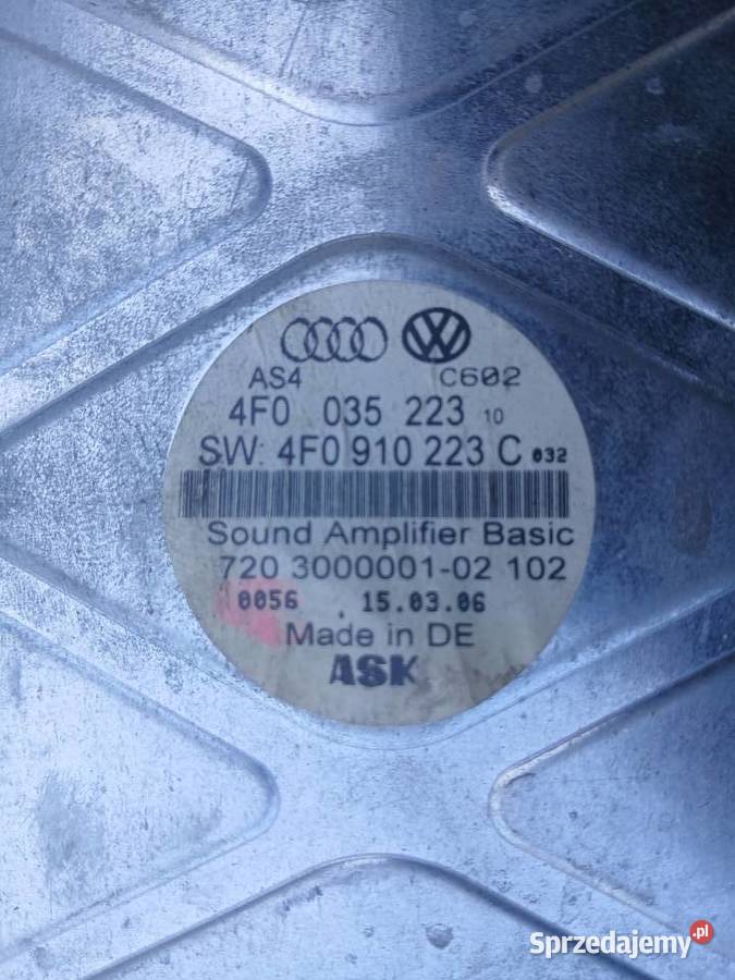 Wzmacniacz radia Moduł anteny 4F0035223 Radłów