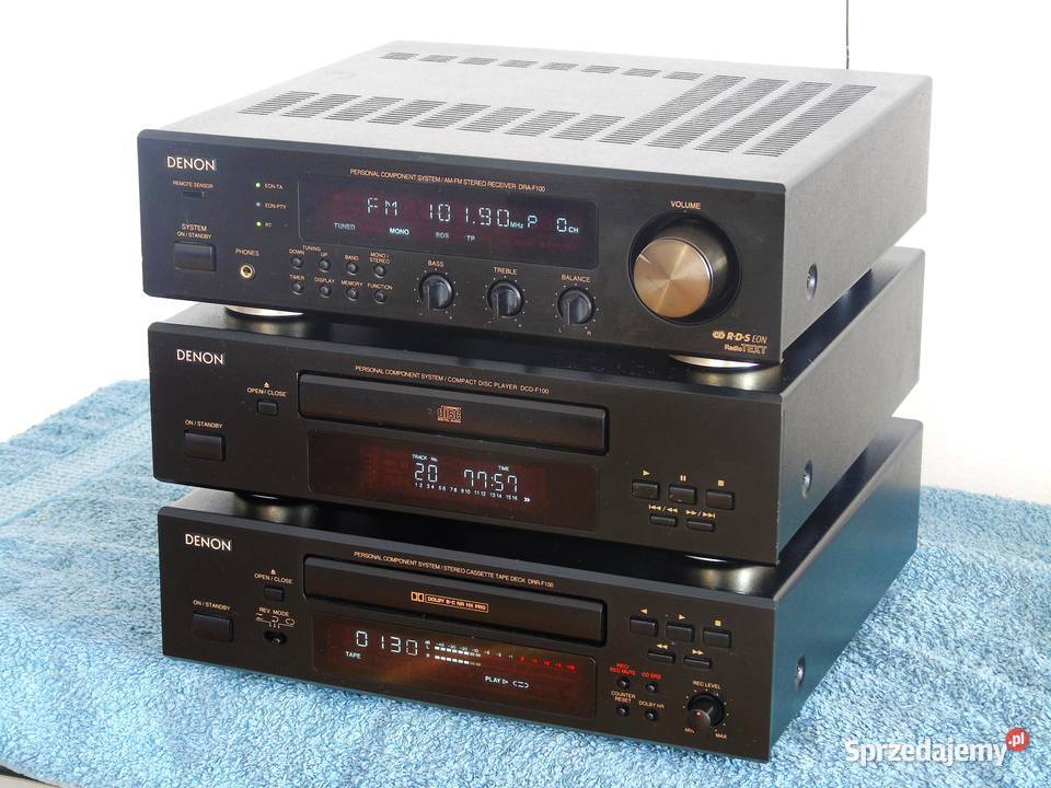 Wieża Denon Amplituner RDS CD Mag AUX PHONO Jasło