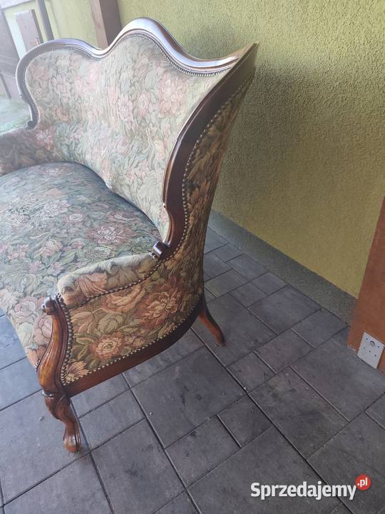 Sofa rococo revival Ludwik Filip Antyki, Sztuka, Kolekcje wielkopolskie sprzedam