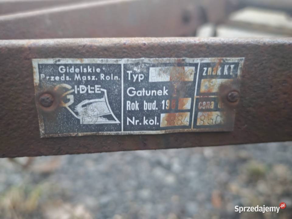 Pług konny dwuskibowy Rząśnik sprzedam