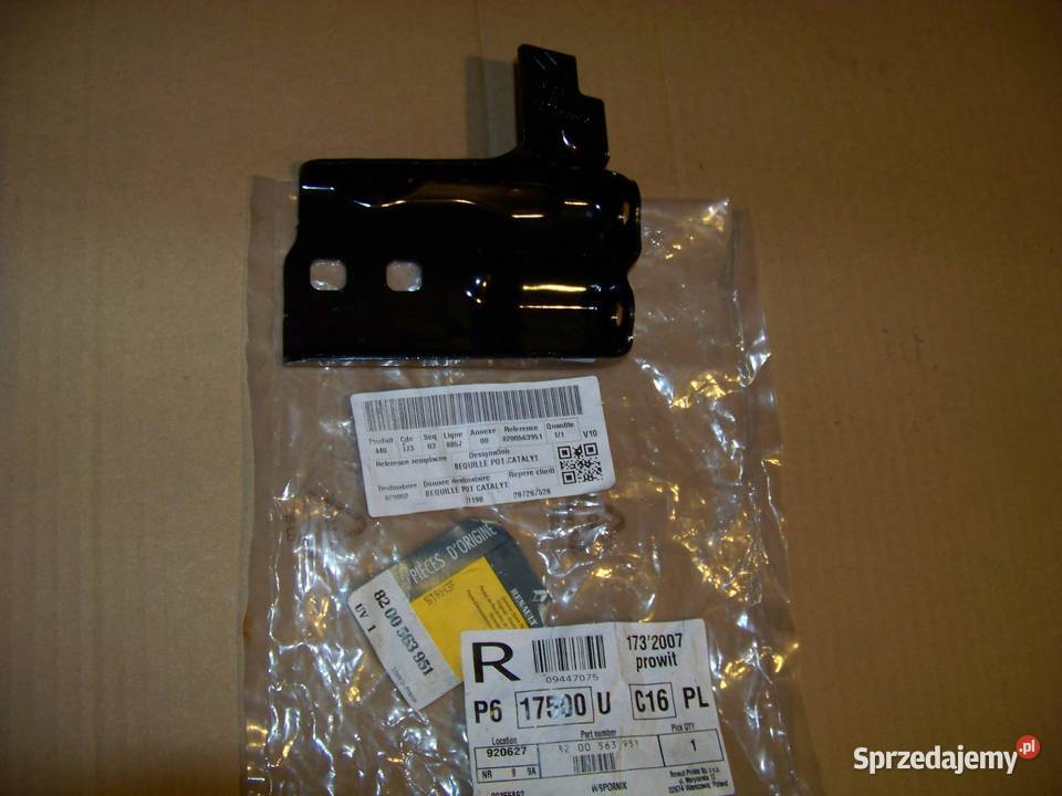 Wspornik katalizatora Clio III 8200563950 katalizatory Łódź sprzedam